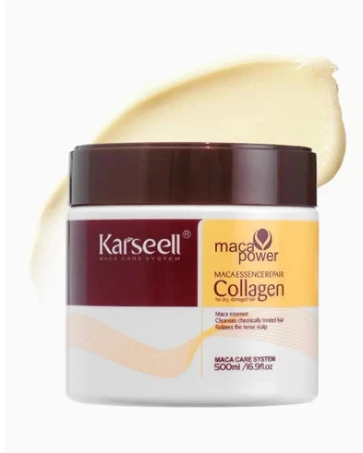 Karseell Collagen Maca Özü Onarıcı Saç Maskesi 500 ml