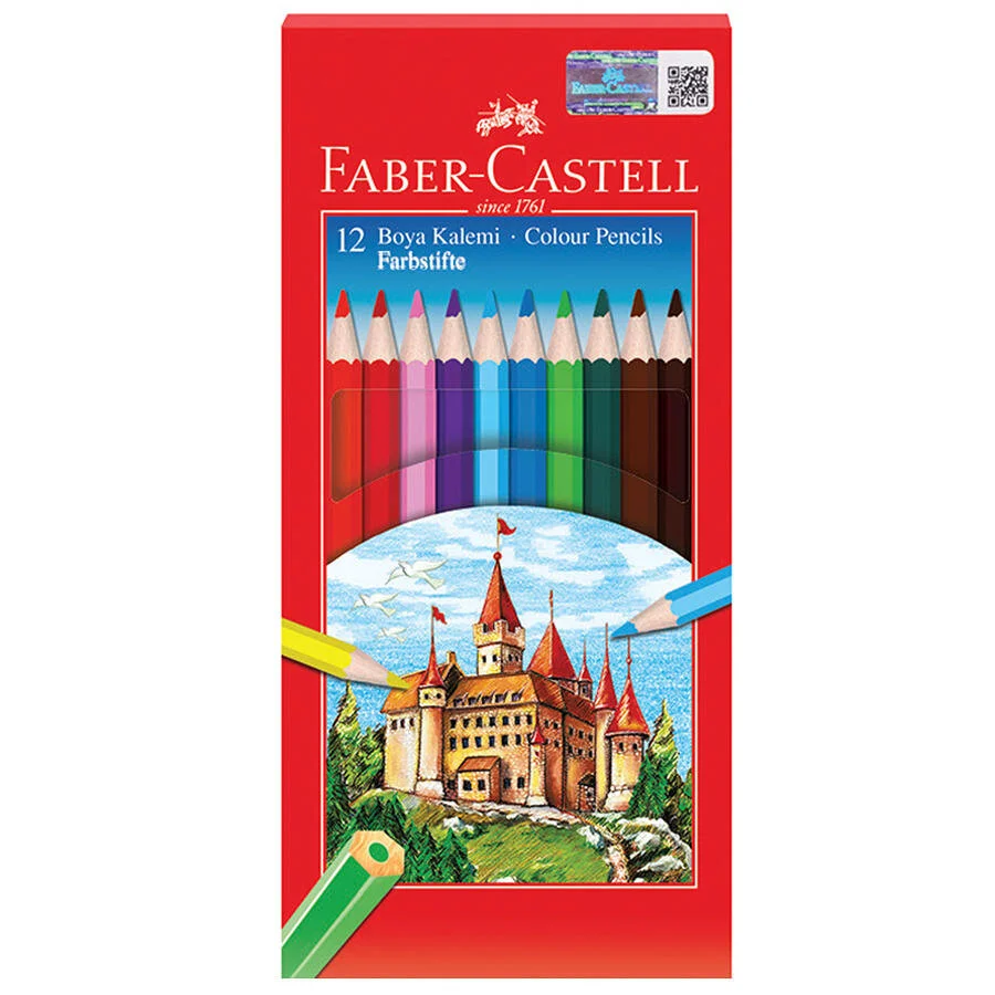 Faber Castell 12 Li Kuruboya