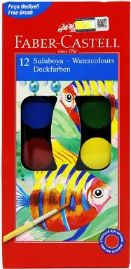 Faber-Castell Sulu Boya Küçük Boy 12 Renk