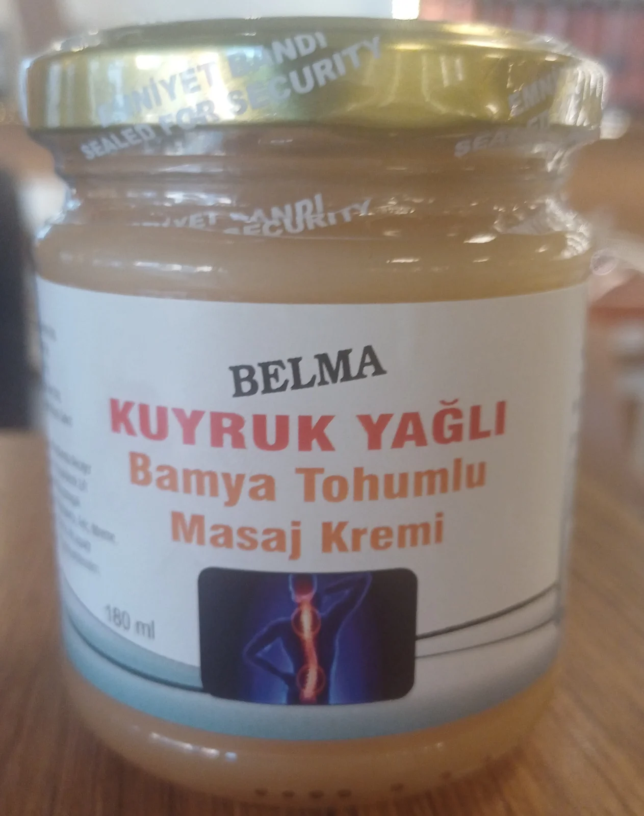 Kuyrukyağlı Bamya Tohumlu Masaj Kremi