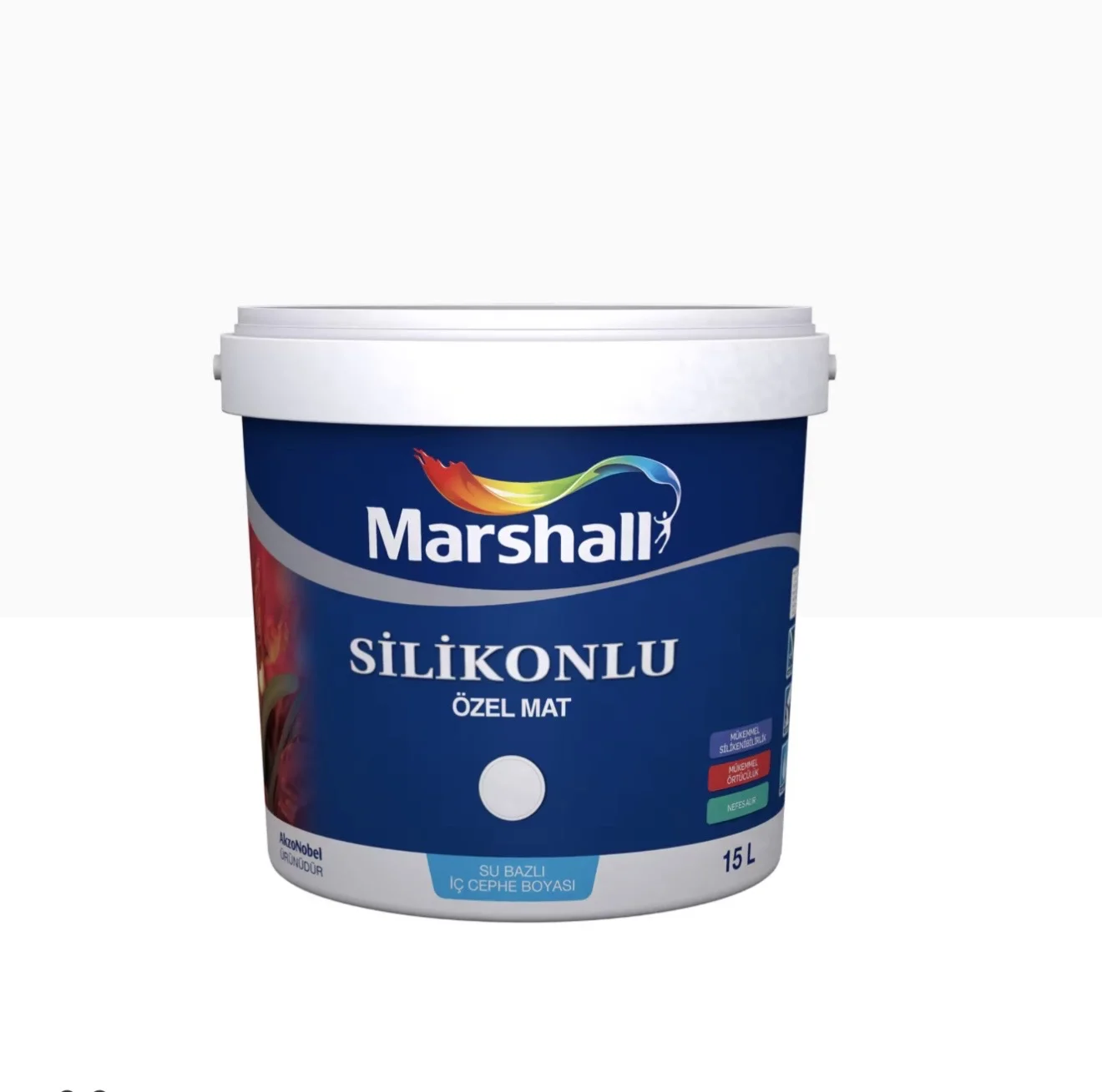 Marshall Özel Mat Silikonlu İç Cephe Boyası 10 Kg
