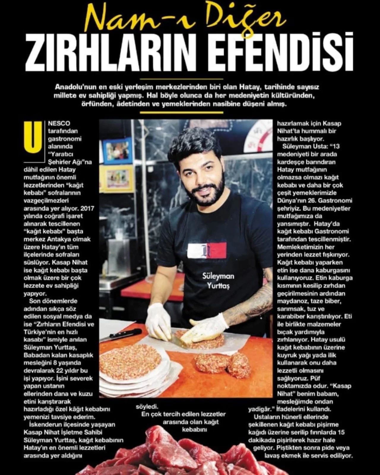 Hatay Usulü Kâğıt Kebabı