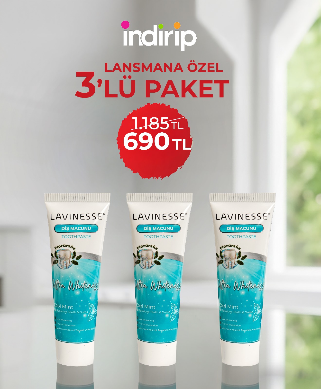Lavinesse Diş Macunu 3'lü Set