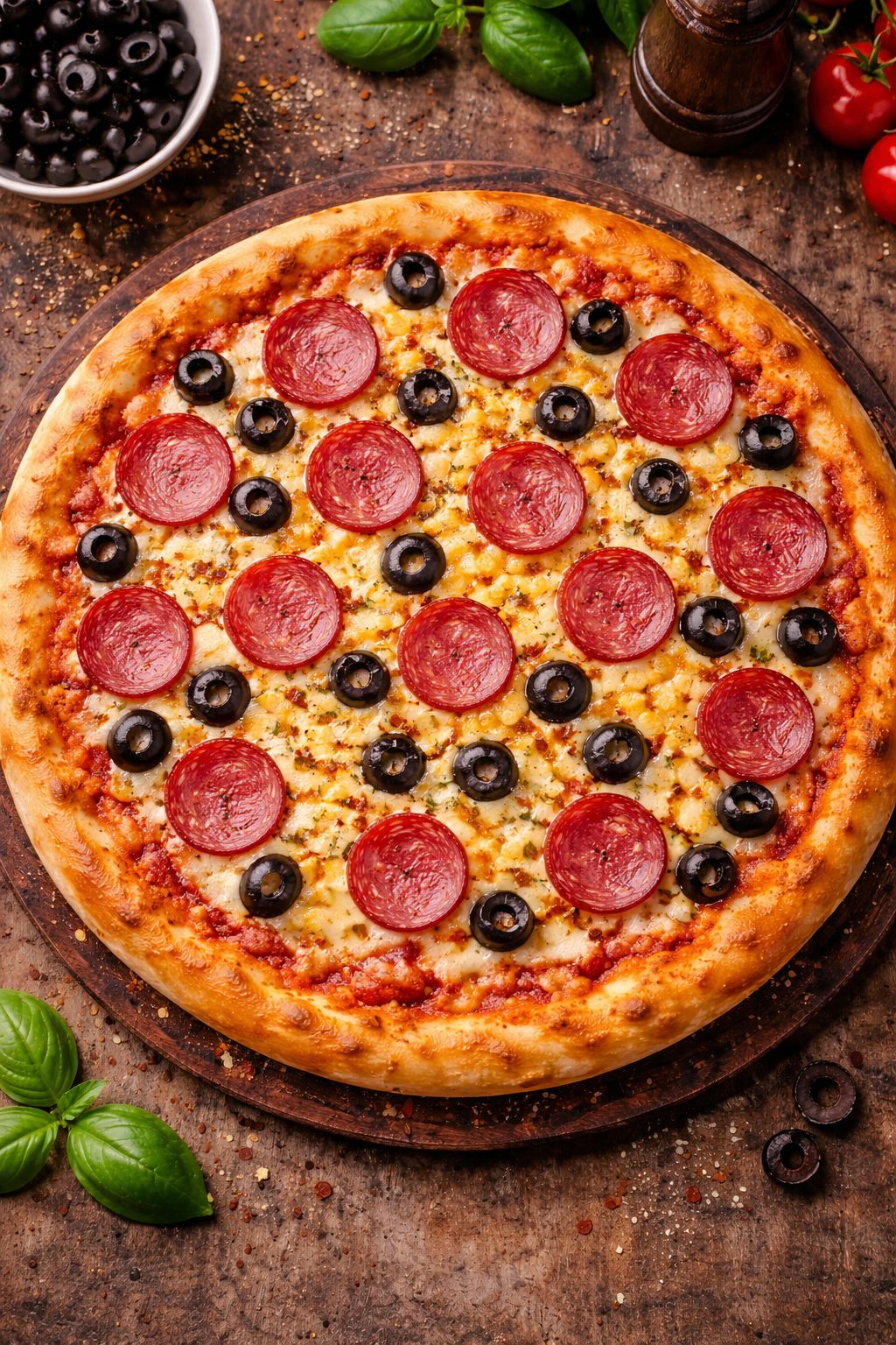 Salam & Zeytin Pizza ( Küçük )