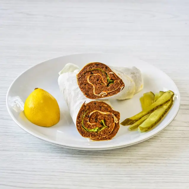 Double Çiğ Köfte Dürüm
