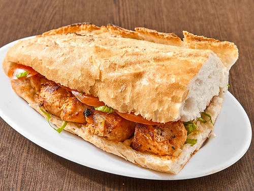 ekmek arası tavuk sarma