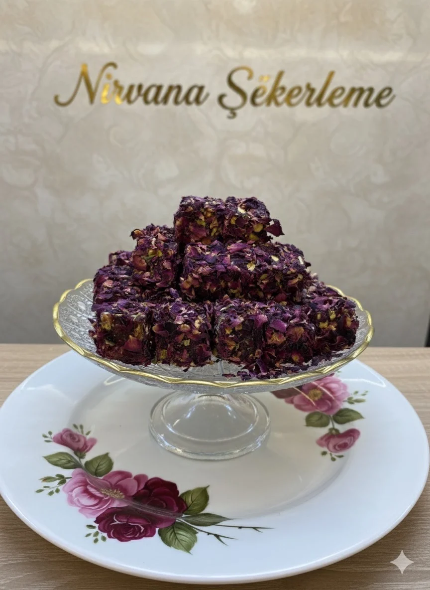 Gül Yapraklı Lokum 🌹