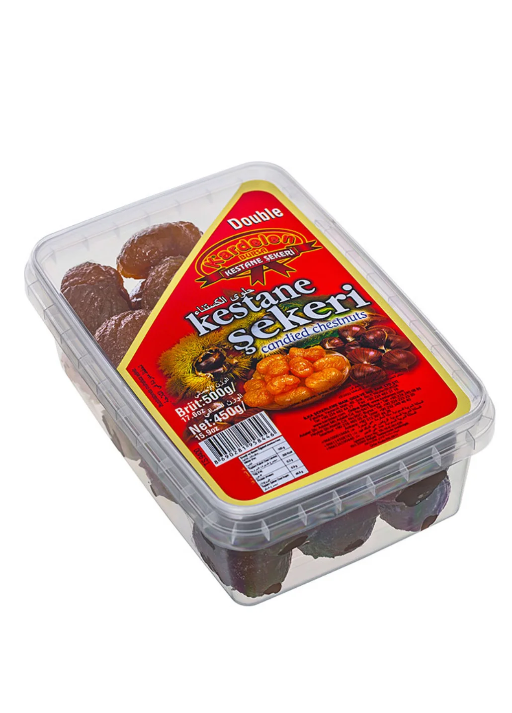 500gr Bütün Sade Kestane Şekeri