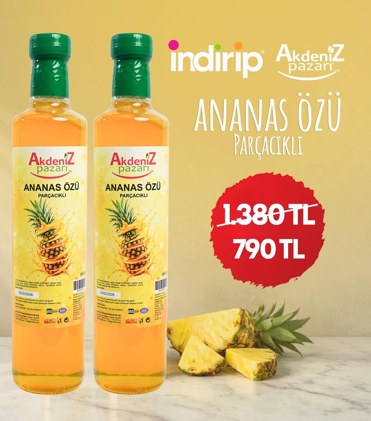 2'li Ananas Özü