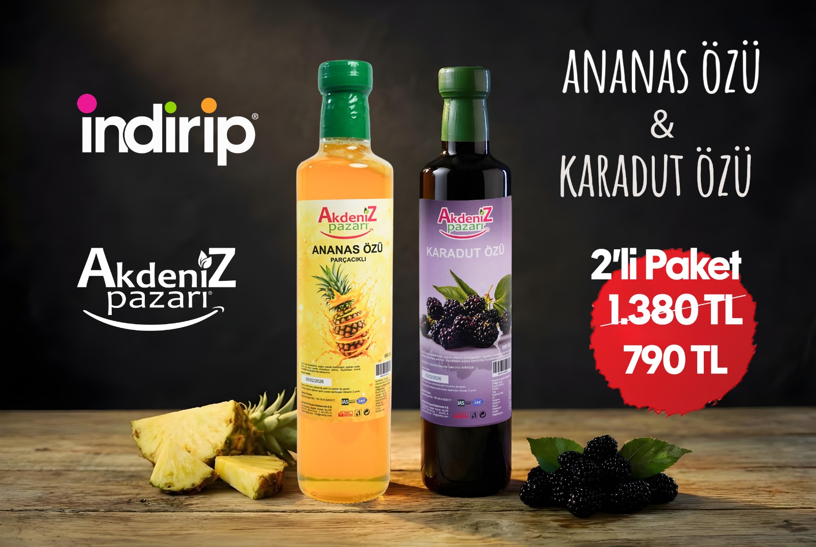 Karadut & Ananas Özü