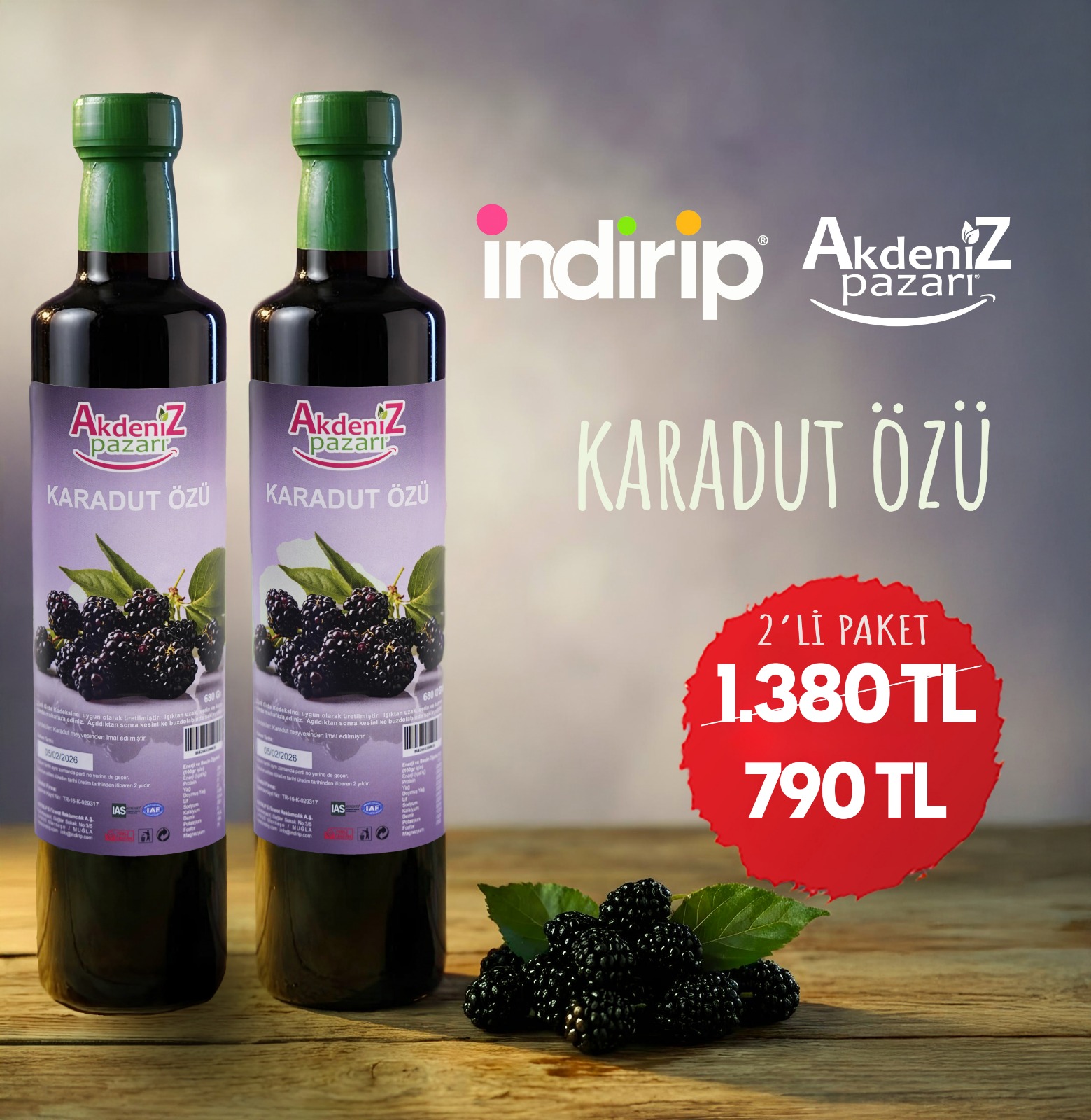 2'li Karadut Özü