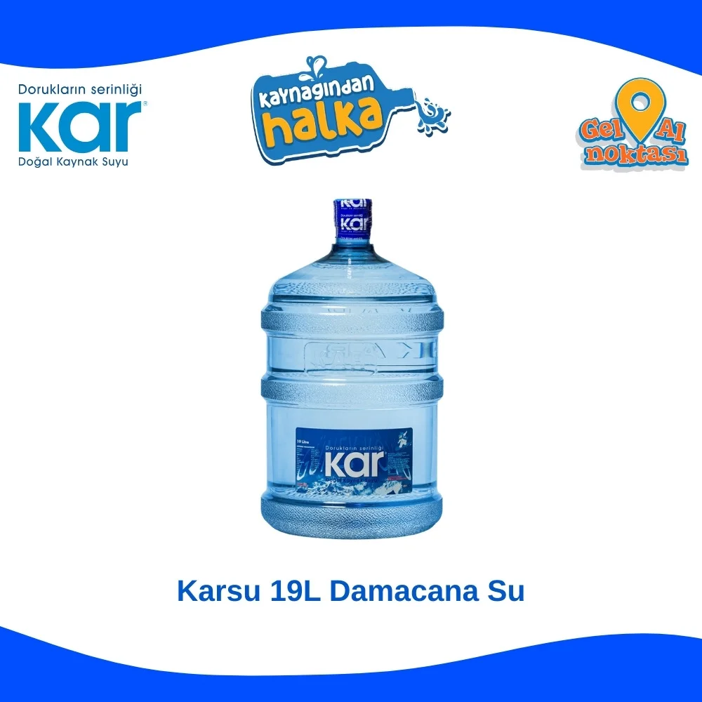 19L Kar Damacana Su