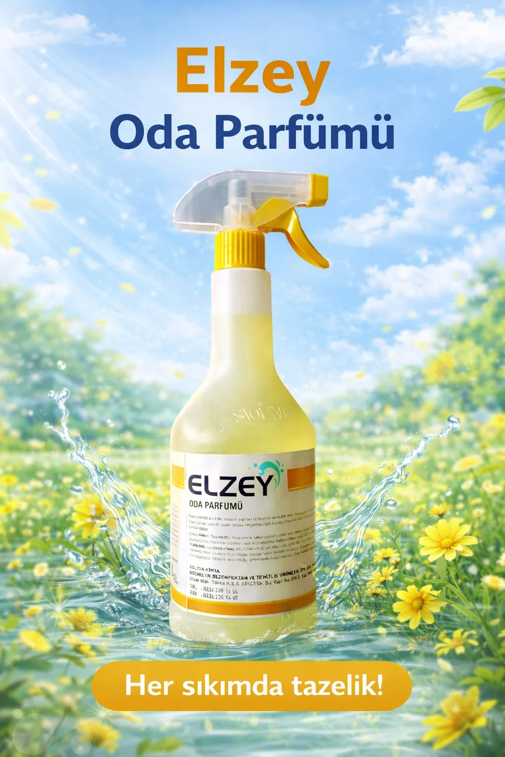 ELZEY ÇAMAŞIR VE ODA PARFÜMÜ 750ML