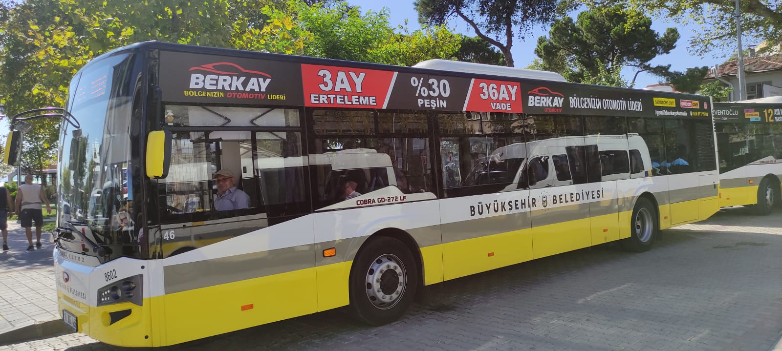 Otobüs Yan Cam Giydirme