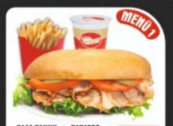 TAM EKMEK TAVUK DÖNER MENÜ
