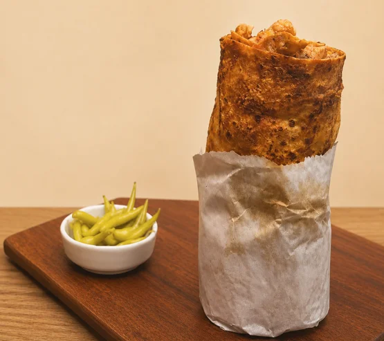 Boru Antakya Usulu Tavuk Döner Dürüm