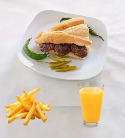 Ekmek Arası Izgara Köfte Menü