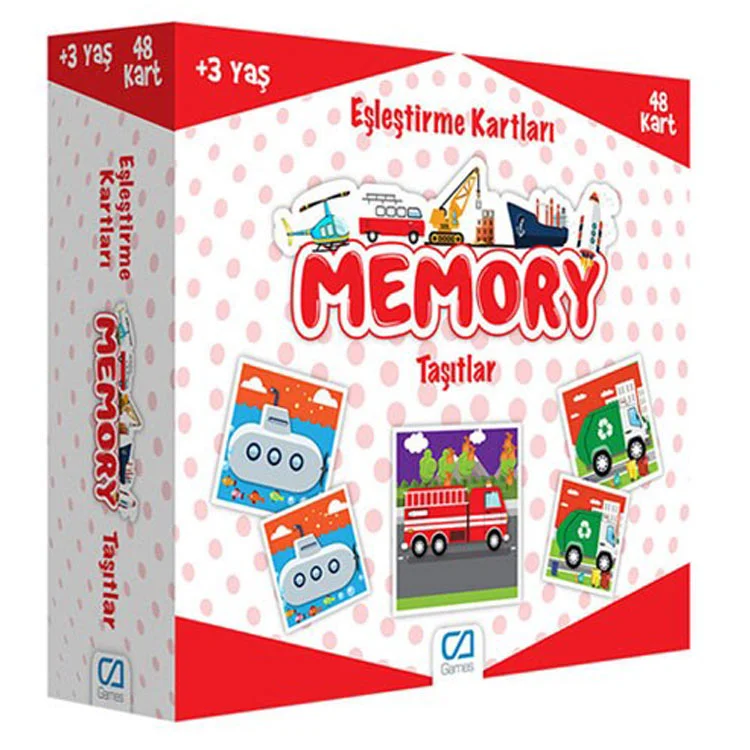 Ca Eğitici Hafıza Kartları - Taşıtlar 48kart