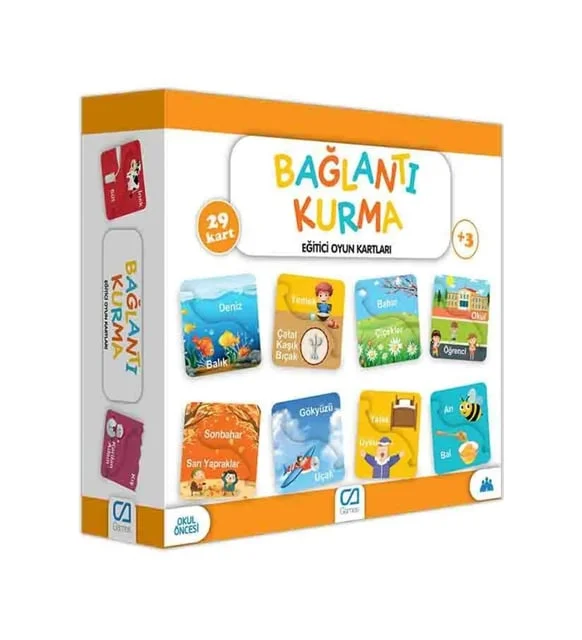 Bağlantı Kurma Eğitici Oyun Kartları