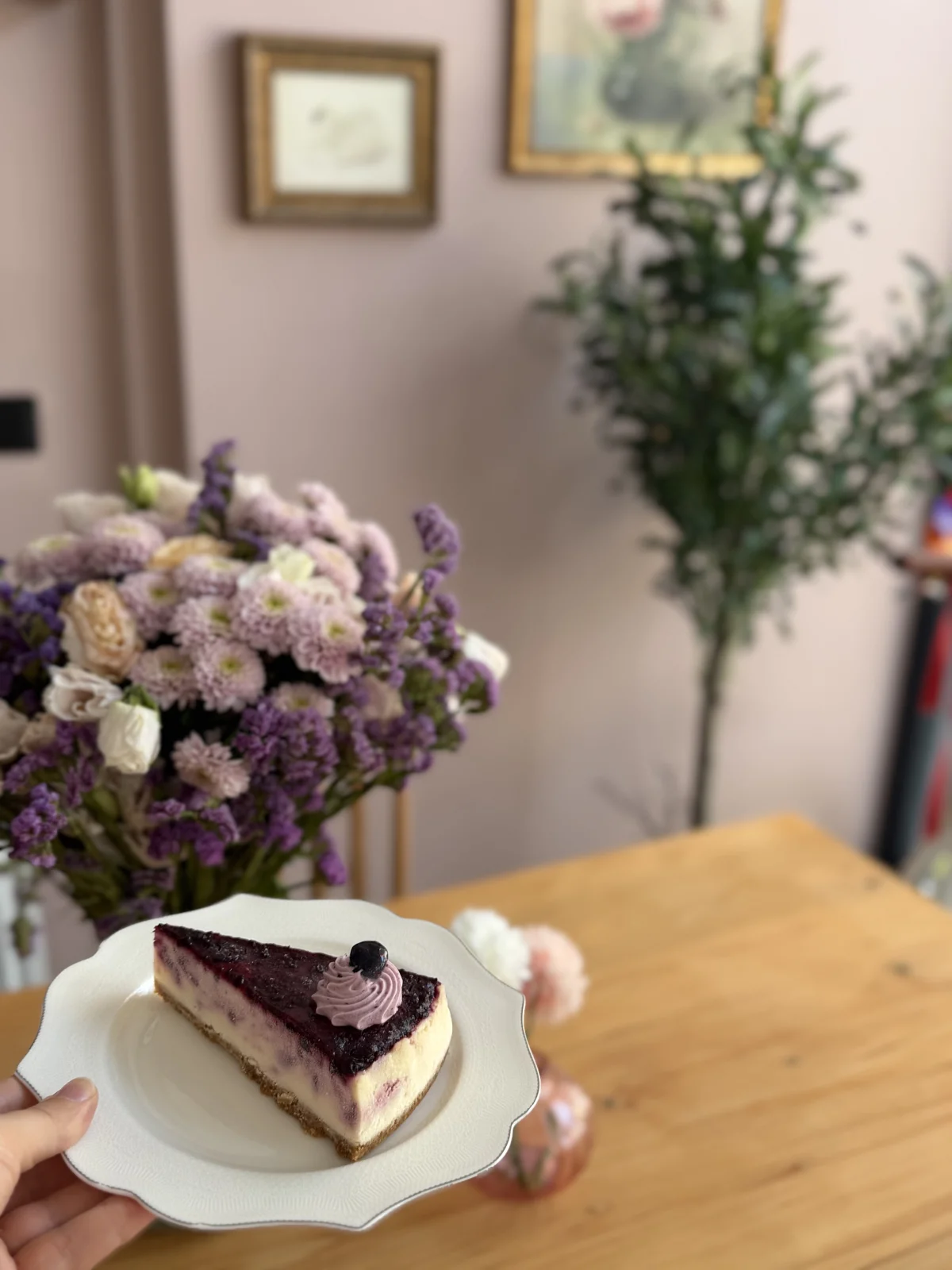 Yaban Mersinli Cheesecake