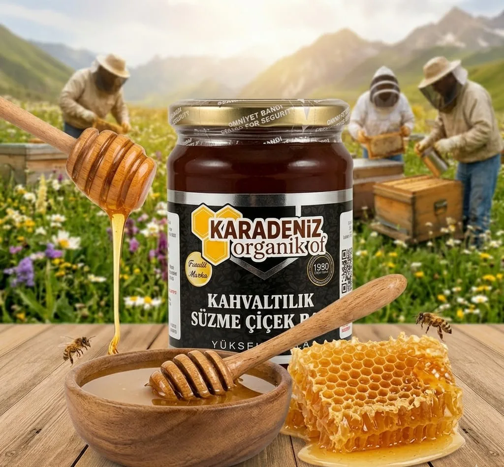 Yüksek Yayla Süzme Çiçek Balı 970 Gr
