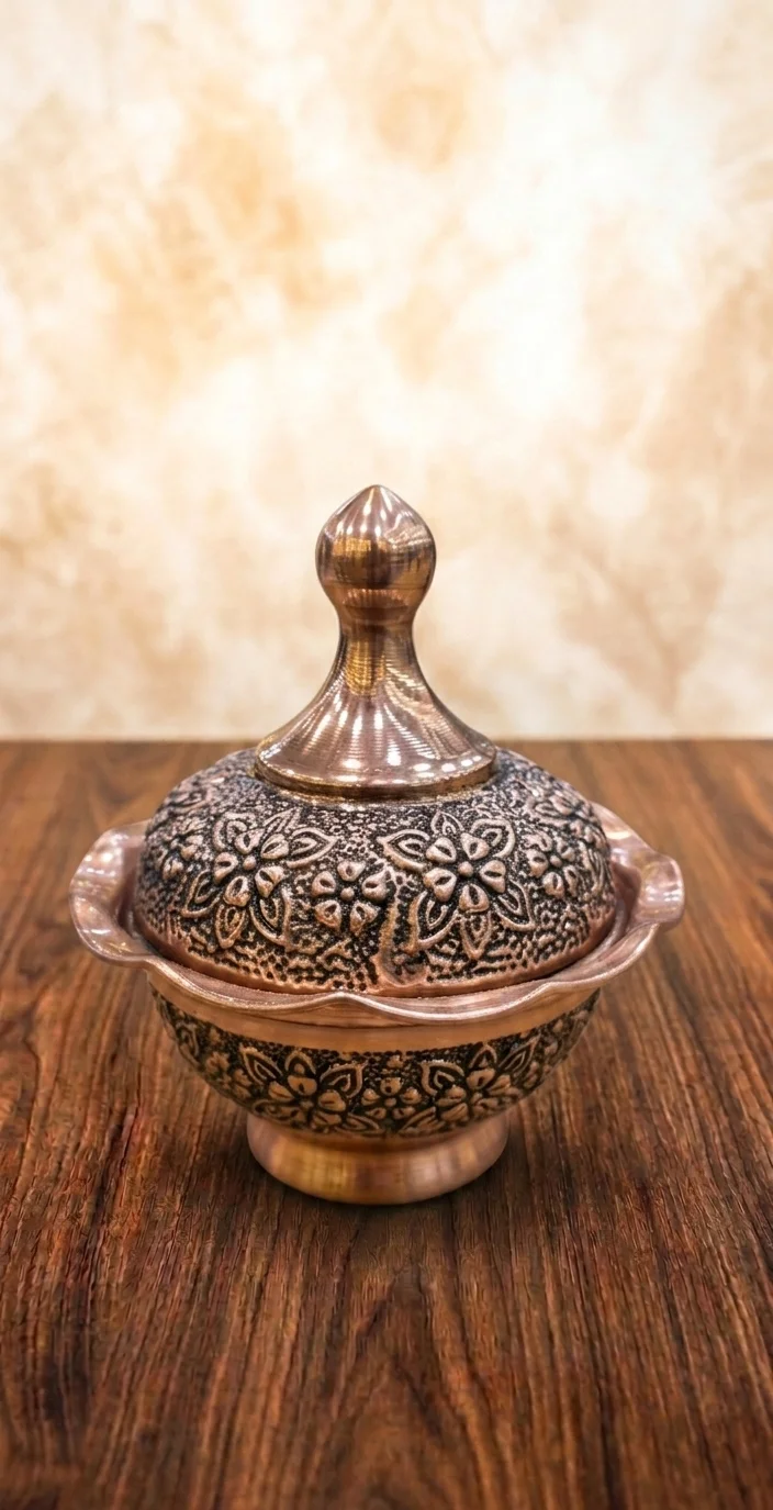 Geleneksel Kapartma Motif Şekerlik(Lokumluk)