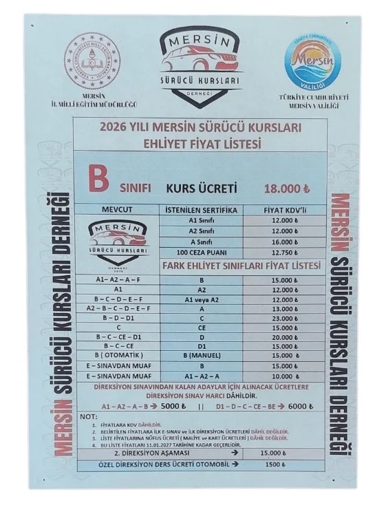 B Sınıfı Ehliyet