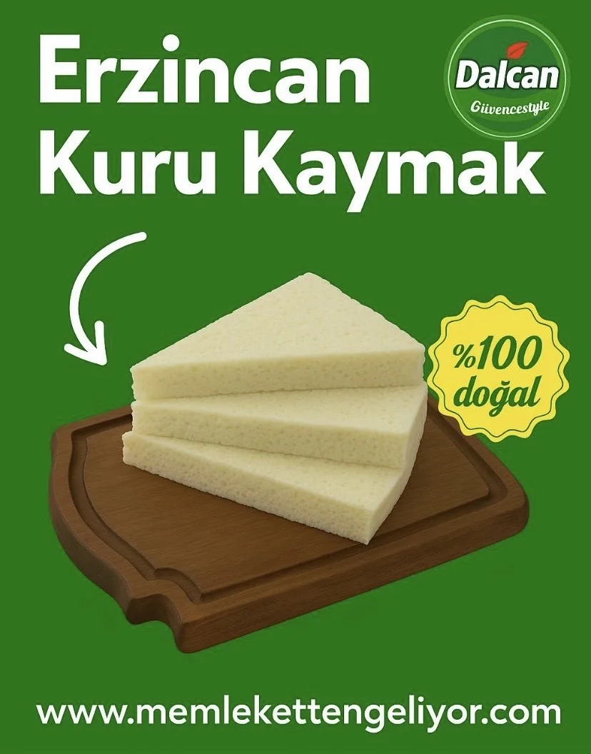 Erzincan Kuru Kaymak 500 Gr
