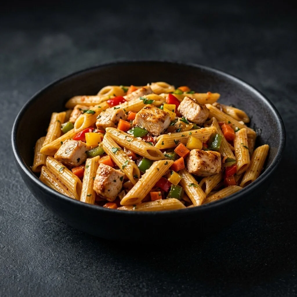 Sebzeli Tavuklu Penne