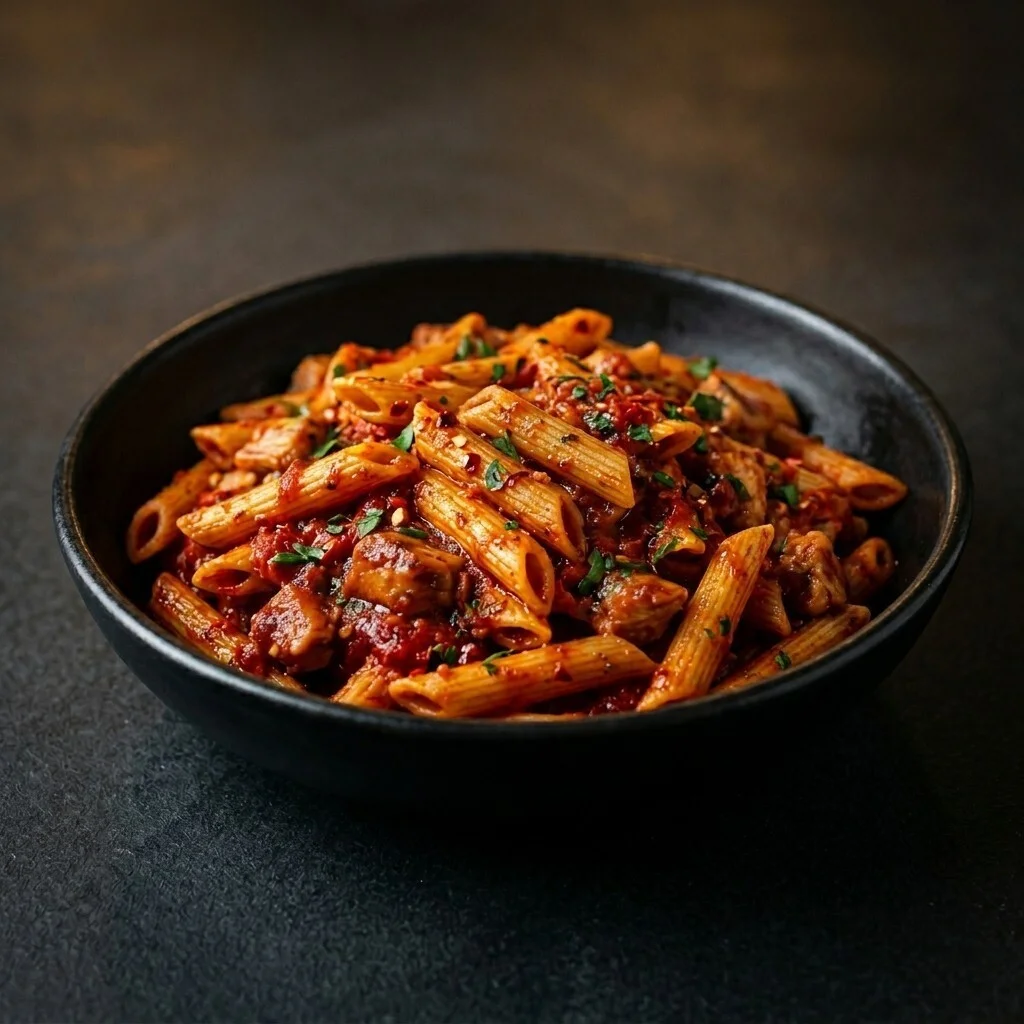 Arrabiata Soslu Tavuklu Penne