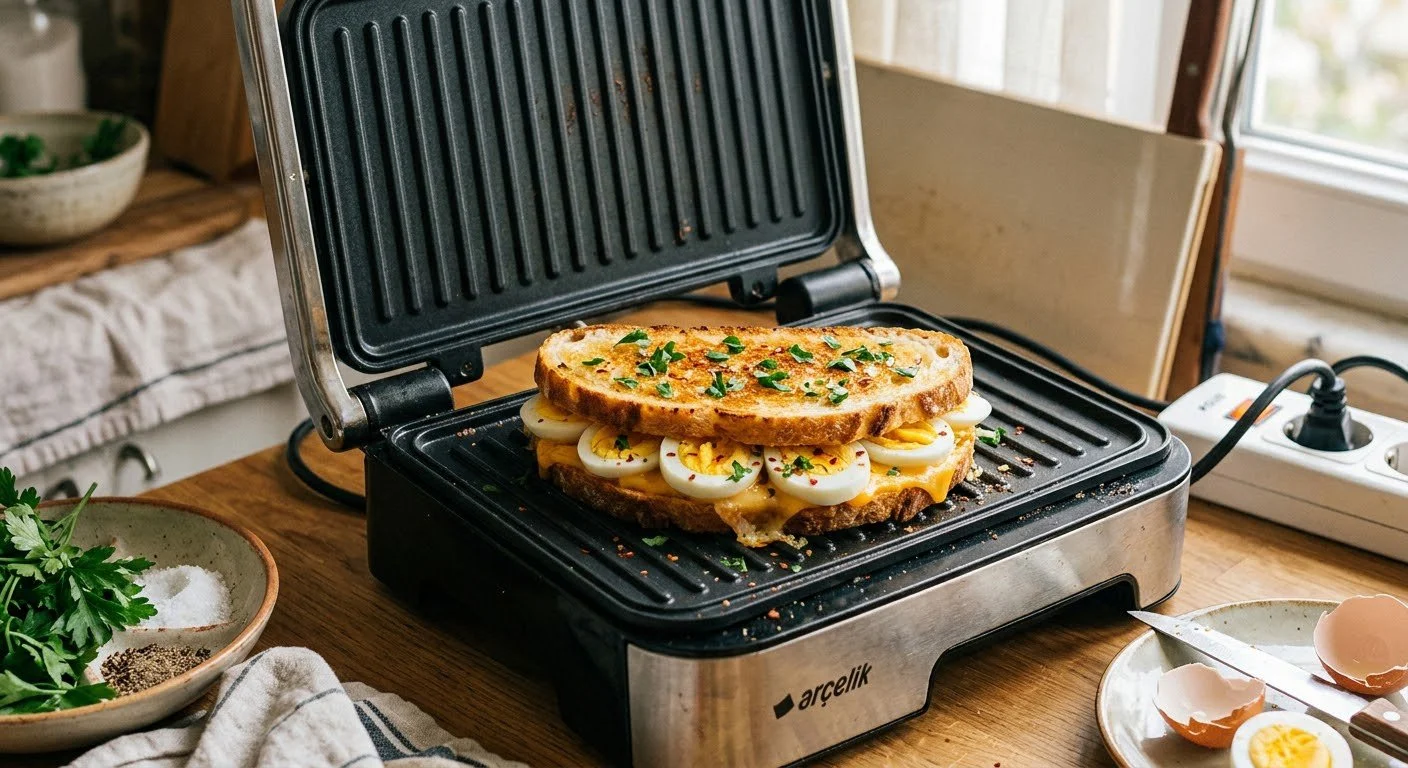 Haşlanmış Yumurtalı Tost