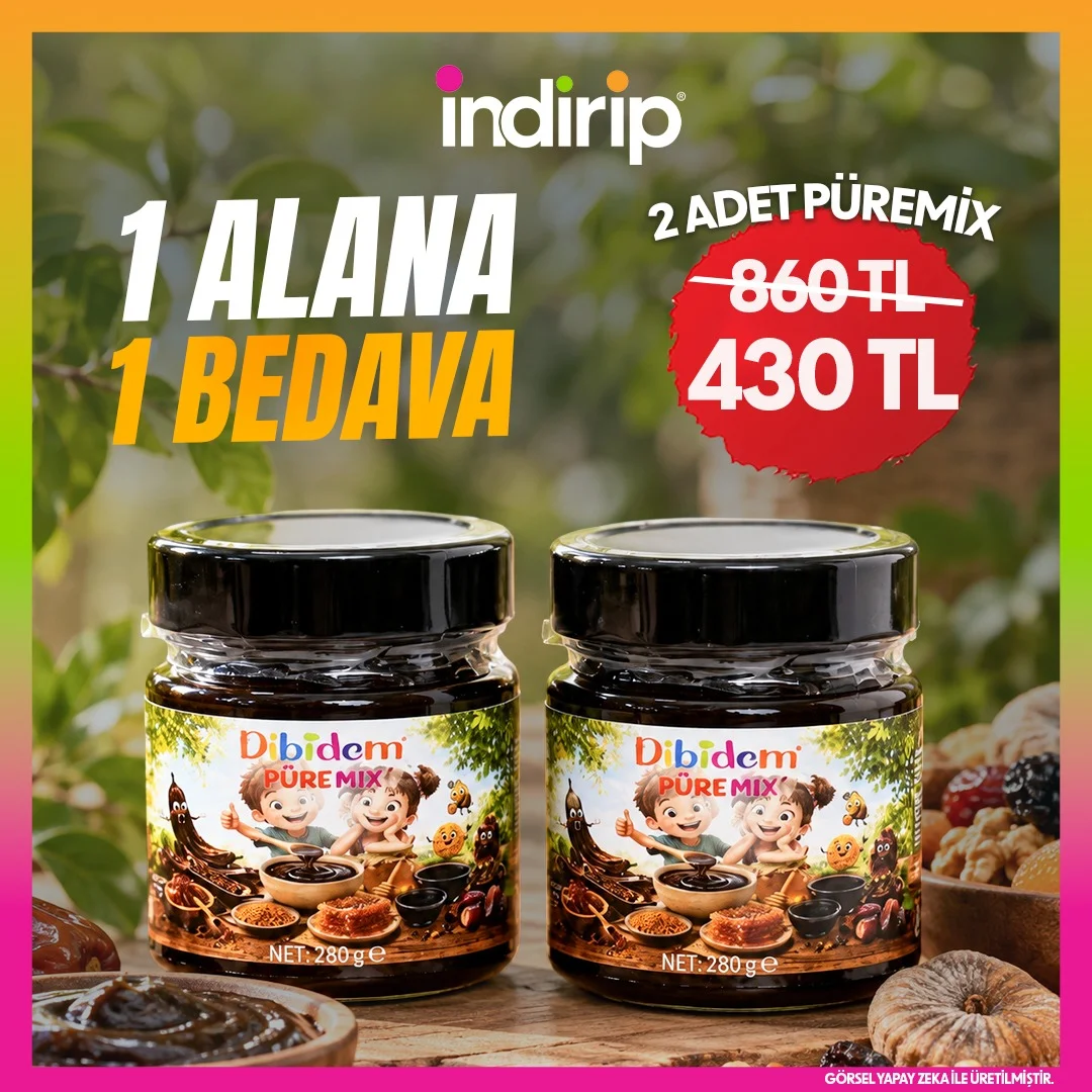 DİBİDOM PÜREMİX'TE 1 ALANA 1 BEDAVA!