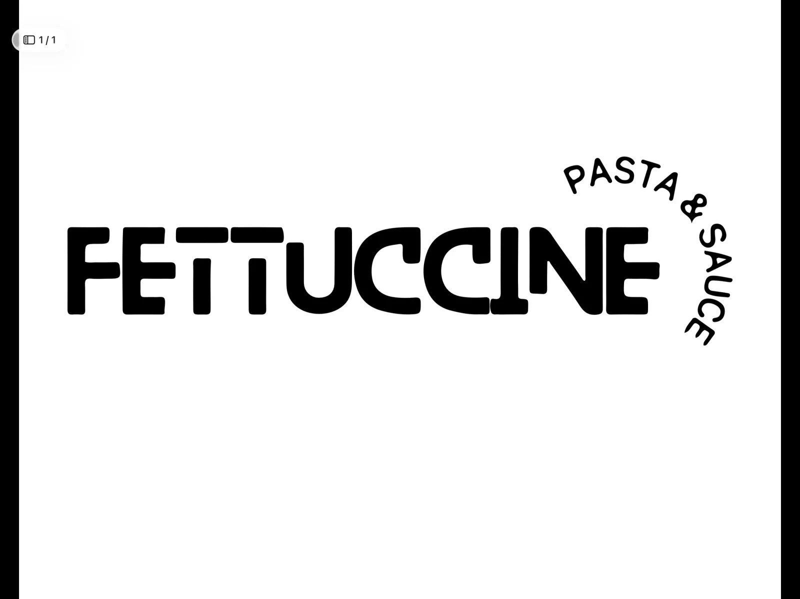 Fettuccine Pasta Souce